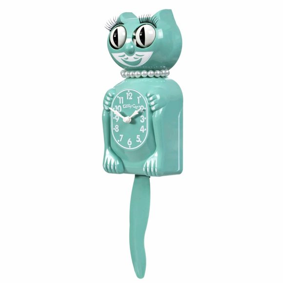 Urban Outfitters Ocean Waves Miss Kitty-Cat Kit-Cat clock Kat Klock - Picture 2 of 4
